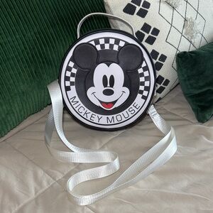 Disney Mickey Mouse Black and White Crossbody Bag